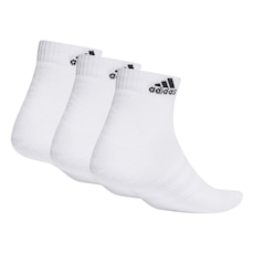 Meia Adidas Cano Médio 3 Pack Cush Ankle - Unissex