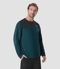 Blusão sem Capuz Fleece The North Face TKA Glacier Crew - Masculino