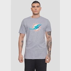 Camiseta NFL Logo Miami Dolphins - Masculina