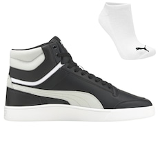 Kit Tênis Puma Shuffle Mid BDP e Meia - Adulto