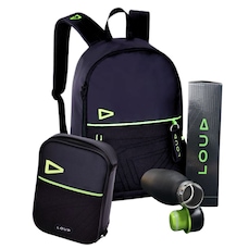 Kit Mochila Gamer Loud com Estojo e Garrafa Térmica
