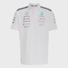 Camisa Polo Mercedes Amg Petronas Fórmula 1 Team adidas - Masculina