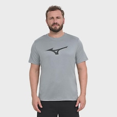 Camiseta Mizuno Run Spark Big Logo Corrida - Masculina