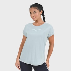 Camiseta Mizuno Spark Big Logo Corrida - Feminina
