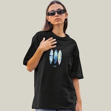 Camiseta Oversized Prime Floral Surf WSS - Feminina