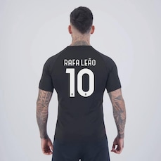 Camisa Milan Pré Jogo 2025 10 Rafa Leão Puma - Masculina