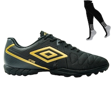 Chuteira Society Umbro Attak + Meião - Adulto