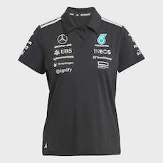 Camisa adidas Polo Mercedes AMG Petronas Fórmula 1 Team - Feminina