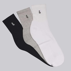 Meia Cano Médio Lupo Sport Walk - 12 Pares - Unissex