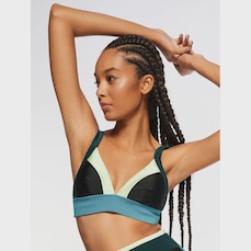 Top Bodyforsure Alça Reta Liso Deep Water - Feminino