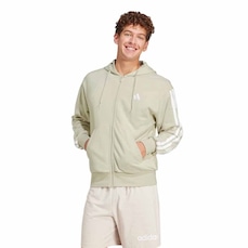Jaqueta com Capuz adidas 3 Stripes - Masculina