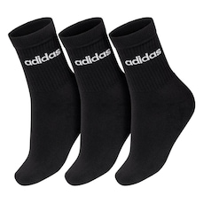 Meia adidas Linear Cushioned Cano Médio Pack com 3 Pares 38 Ao 40