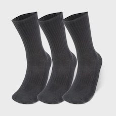 Kit Meias Under Armour Core Cotton Cano Alto com 3 Pares - Adulto