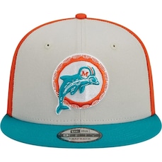 Boné Aba Reta New Era 950 Miami Dolphins Sideline Histórico - Adulto