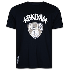 Camiseta New Era Regular NBA Brooklyn Nets Camuflada - Masculina
