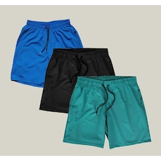 Shorts Wss Elastano - Masculino - 3 Unidades