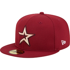 Bone New Era 59FIFTY Fitted Alt Clubhouse 2025 Houston Astros Masculino MBP25BON409
