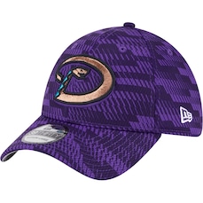 Boné Aba Curva New Era 39THIRTY Stretch Snap Clubhouse 2025 Arizona Diamondbacks - Adulto