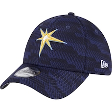 Boné Aba Curva New Era 39THIRTY Stretch Snap Clubhouse 2025 Tampa Bay Rays - Adulto