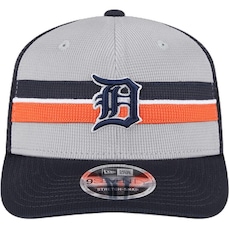 Boné Aba Curva New Era 9SEVENTY Stretch Snap Trucker Batting Practice 2025 MLB Detroit Tigers - Adulto