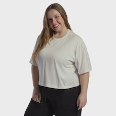 Camiseta Olympikus Comfy Tape Plus Size - Feminina