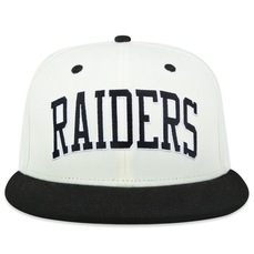 Bone Aba Reta New Era 59FIFTY Fitted NFL Las Vegas Raiders Core - Adulto