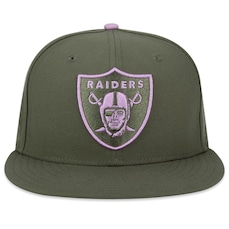 Bone Aba Reta New Era 59FIFTY Fitted NFL Las Vegas Raiders Core - Adulto