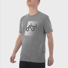 Camiseta Oakley Striped B1B Atlhetic Heather - Masculina