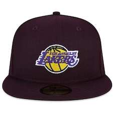 Boné Aba Reta New Era 5950 Los Angeles Lakers NBA Logo History - Adulto