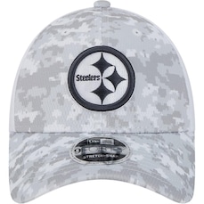 Boné Aba Curva New Era 940 Pittsburgh Steelers Salute To Service 24 - Adulto