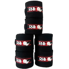Bandagem Atadura Elástica Boxe e MuayThai Rhino 3 Metros - 3 Unidades