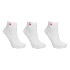 Meia Lupo Sport Cano Curto 3 Pares - Feminina
