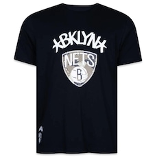 Camiseta New Era Brooklyn Nets Camuflada - Masculina