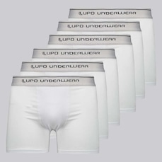 Cueca Lupo Boxer Elastic - 6 Unidades - Masculino