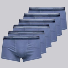 Cueca Sunga Lupo Basic Algodão Com Elastano - 6 Unidades - Masculino