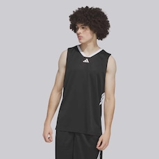 Camiseta Regata Adidas 3 Stripes - Masculina