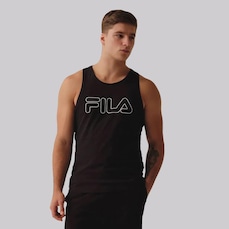 Camiseta Regata Fila Letter Outline - Masculina