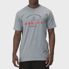 Camiseta Oakley 75 Graphic Atlhetic Heather Grey - Masculina