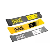 Kit Mini Band Tensão Leve, Média e Forte Everlast - 3 Unidades