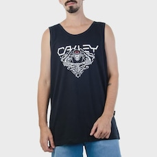 Camiseta Regata Oakley Ellipse Skull Tank Blackout - Masculina