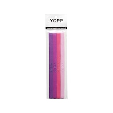 Faixa de Cabelo Yopp Silicone Antideslizante - 4 Unidades