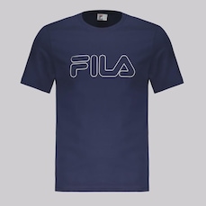 Camiseta Fila Regular Letter Outline - Masculina