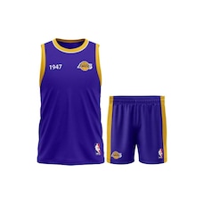 Kit Nba Braziline Los Angeles Lakers Mini - Infantil