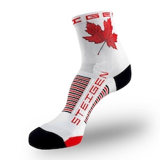 Meia Cano Médio Steigen Maple Leaf 33 ao 44 - Unissex