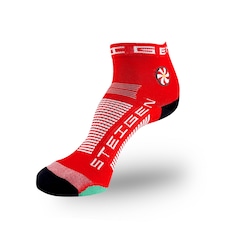 Meia Cano Baixo Steigen Cherry Red 33 ao 44 - Unissex