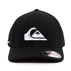 Boné Aba Curva Quiksilver Hologram 3D Logo - Fechado - Adulto