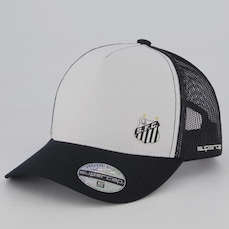 Boné Aba Curva Santos SuperCap - Trucker - Snapback - adulto