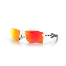 Óculos de Sol Oakley Flak 2.0 XL Polished White Prizm Ruby - Unissex