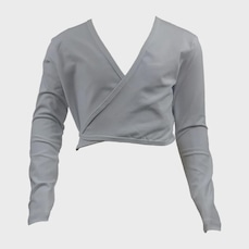 Bolero Ballet Casaquinho Ritmus Transpassado Poliamida - Infantil