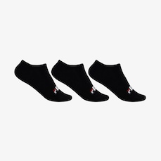 Meia Cano Curto Fila Lisa - Tripack - Unissex - 3 Pares